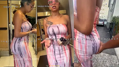 Grabbing Sexy Booty In Plaid Dress She Didn’t Mind — video thumbnail