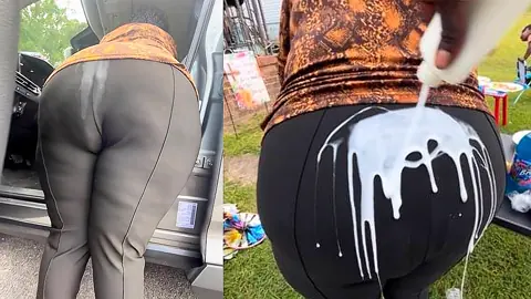 Creamed Aunt Fat Booty Candid While She Working — video thumbnail