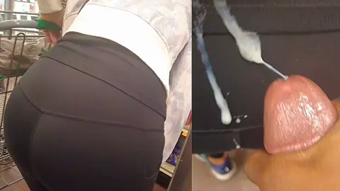 Store Blonde Booty Gets Cum With BBC Out — video thumbnail