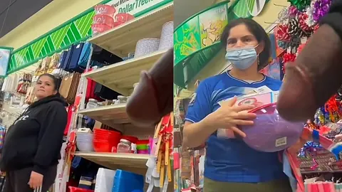 More Than One Woman Notices BBC Out Shopping — video thumbnail