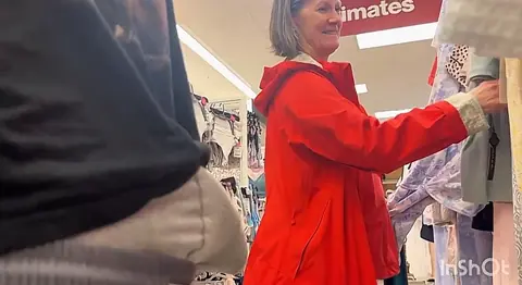 GILF Keeps Talking And Smiling At The Bulge — video thumbnail