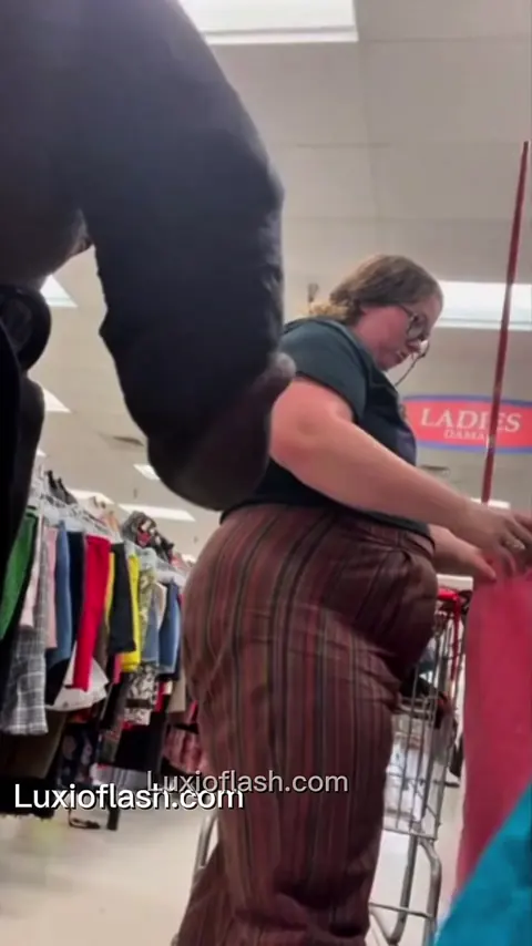 BBW Big Ass Shopping for Clothes in Store — video thumbnail