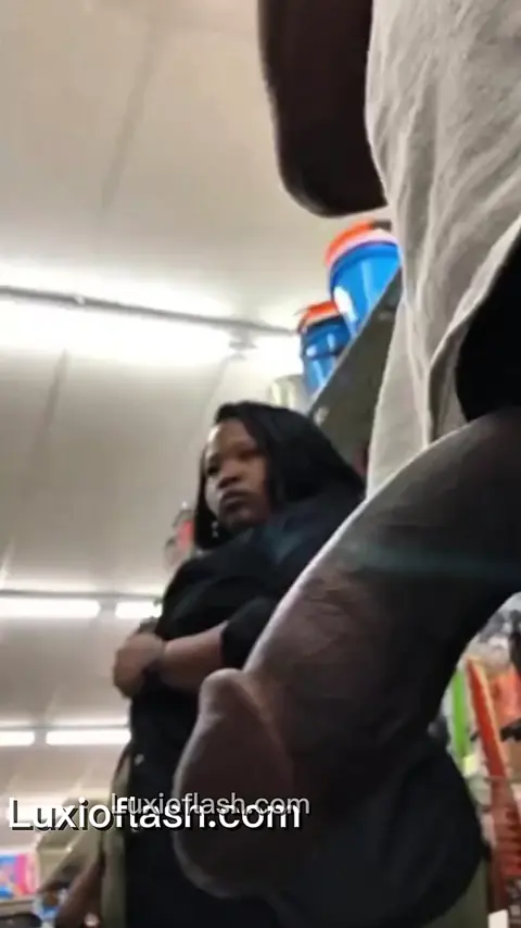 Chubby Black Woman Shopping — video thumbnail
