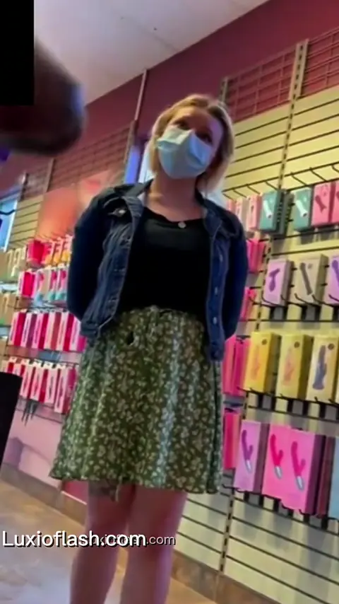 Cock Out in Sex Shop – MILF Stares & Gives Hint — video thumbnail