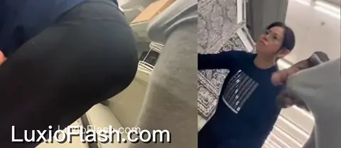 Hard Bulge Touches MILF Ass in Store – She Smiles — video thumbnail