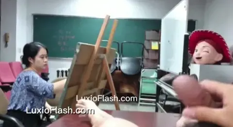 Sexy Artist Drawing Cock Liv — video thumbnail