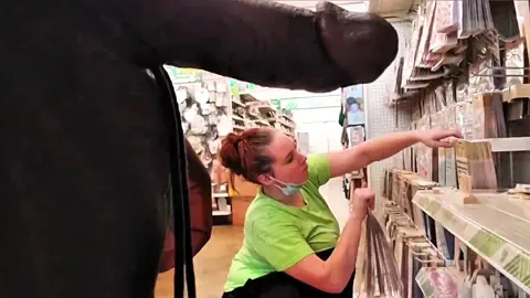 BBC Out Near Sexy Co Worker In Store Part 1 — video thumbnail