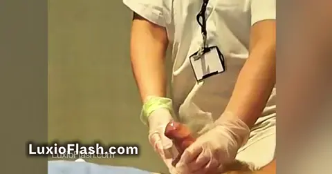 Nurse Gives Secret Handjob To Patient — video thumbnail