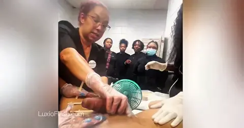 BBC Gets Waxed By Many Ladies Then Suddenly Cums — video thumbnail