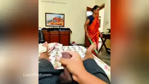 Horny Owner Jerking In Front Of Maid 👀 — video thumbnail