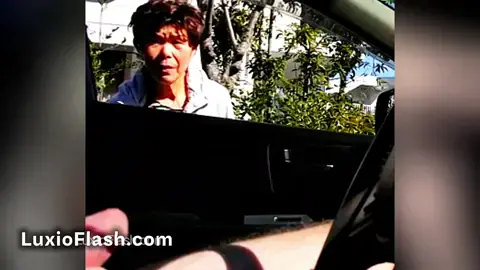 Cock Out In Car Gilf Reaction — video thumbnail