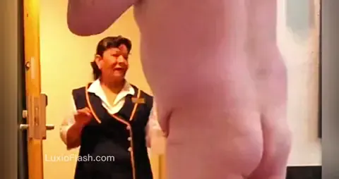 Hotel Maid Reaction To Cock Flash CFNM — video thumbnail