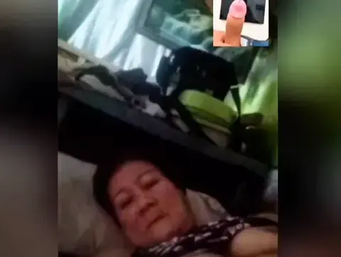 Horny Granny Pussy Show On Videocall Part 2 — video thumbnail
