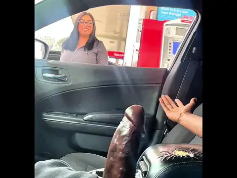 Hot Thick Babe Smiles Seeing BBC Out In Car — video thumbnail