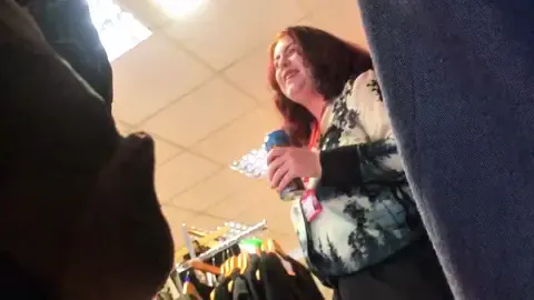 Talking With BBW While BBC Out In Store — video thumbnail