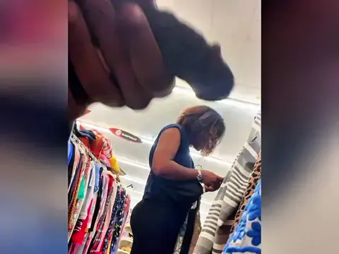 BBC Out While Thick Ebony Shopping In Store — video thumbnail