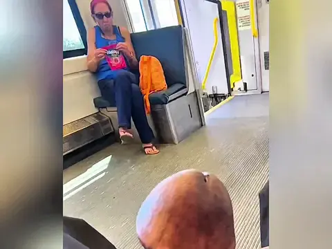 Gilf Sees BBC Flash On Train — video thumbnail
