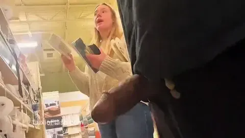 Talking With Blonde In Store With BBC Out — video thumbnail