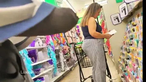 Store Bulge Near MILF Thick Ass — video thumbnail