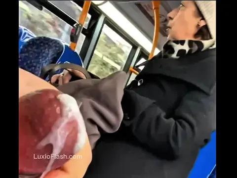 BBC Cum Right In Front Of GILF On Bus — video thumbnail
