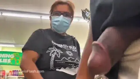 GILF Shocked Seeing BBC Out In Store — video thumbnail