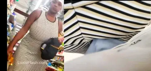 Bulge Rubbed On Ebony Ass In Store — video thumbnail