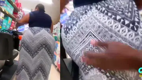Granny Thick Booty Spider Prank — video thumbnail