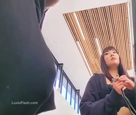 Asian Woman Can't Stop Staring At Bulge — video thumbnail