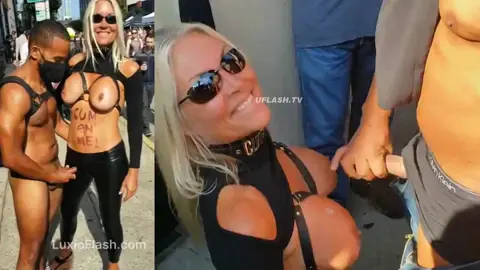 Festival Slut Takes Cum On Boobs From Everyone — video thumbnail