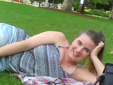 Cock Out While Talking To Blonde She Stares — video thumbnail