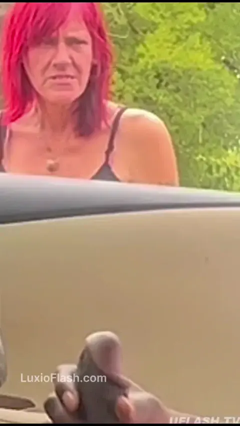 Homeless Lady Sees BBC Out In Car — video thumbnail