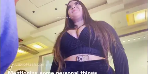 Bulge In Store Makes Sexy BBW Give Her Number — video thumbnail