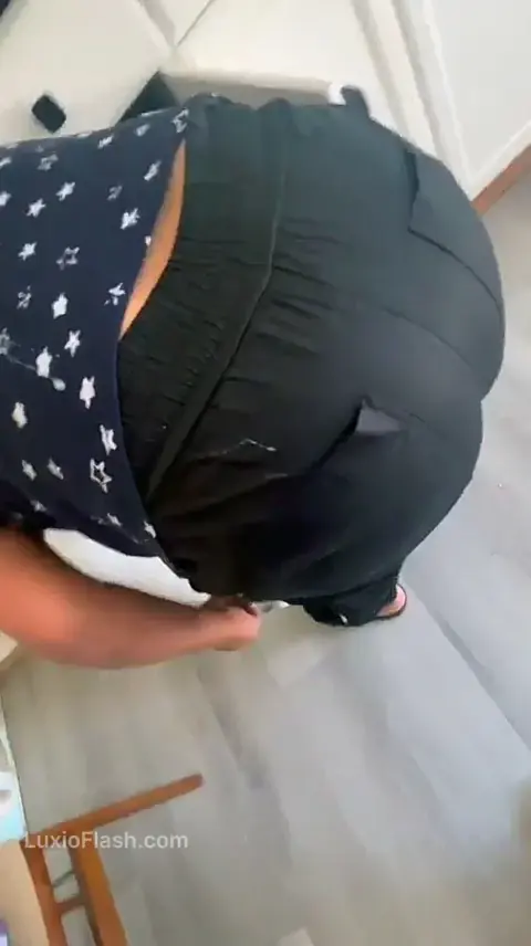 Kitchen Maid Sexy Booty Cock Exposed Part 2 — video thumbnail