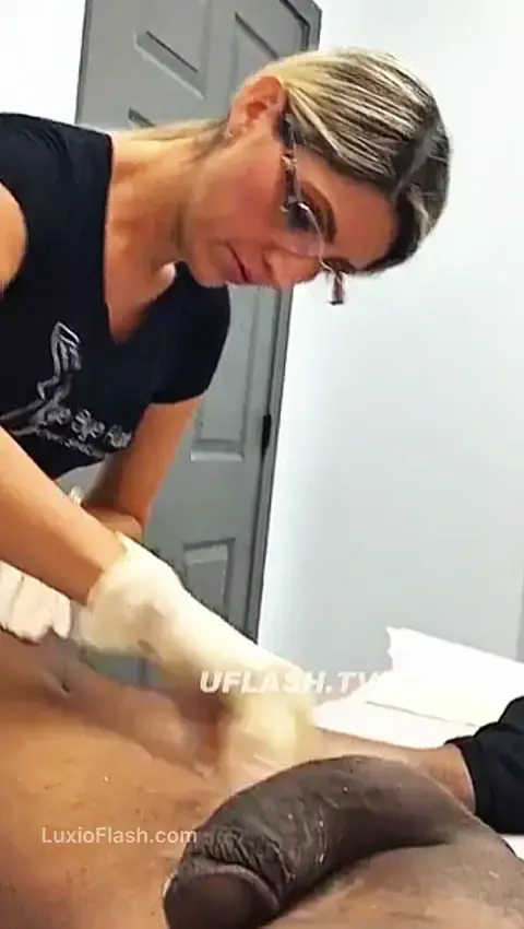 BBC Cock Waxing By Cute Lady — video thumbnail