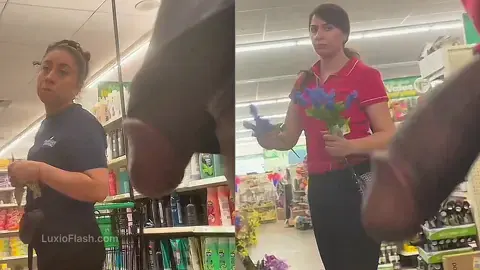 Ladies Cant Stop Staring At BBC Out In Store — video thumbnail