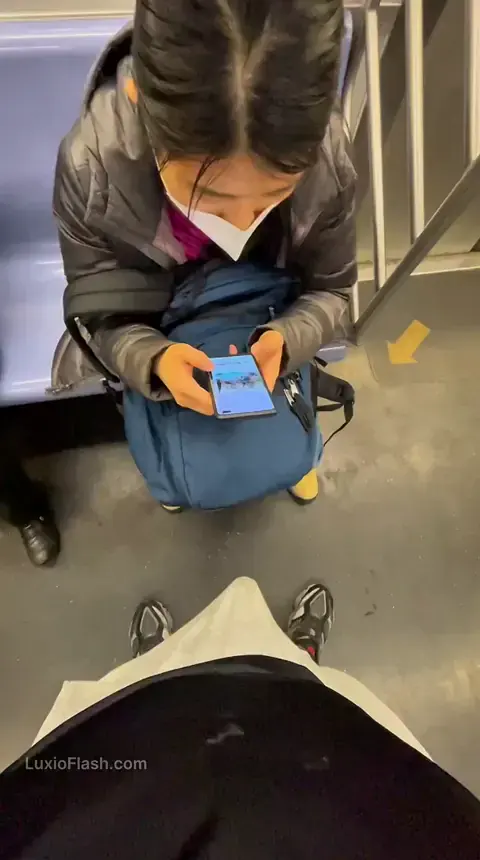 Masked Lady Sees Bulge And Reacts — video thumbnail