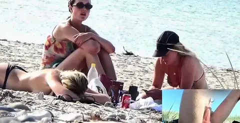 Cock Out On Beach Crazy Reaction — video thumbnail